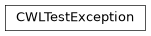 Inheritance diagram of cwltest.plugin.CWLTestException